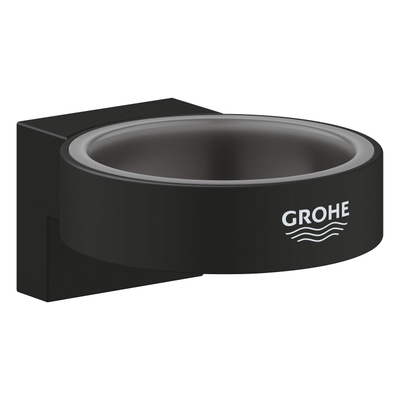Grohe Selection Wandhouder - voor zeepdispenser/zeepchaal/glas - phantom black (zwart)