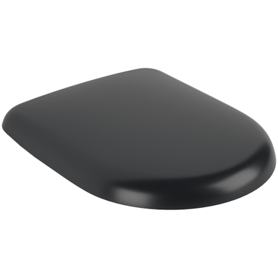 Villeroy & Boch Antao Closetzitting - met automatische sluitfunctie (SoftClosing) - met afneembare zitting (QuickRelease) - softclose - Pure Black (mat zwart)