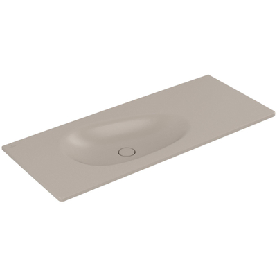 Villeroy & Boch Antao Meubelwastafel - 120x50x15cm CeramicPlus - zonder overloop - mat almond (beige)
