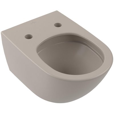 Villeroy & Boch Antao wandcloset zonder spoelrand - wandhangend - met TwistFlush - Almond CeramicPlus