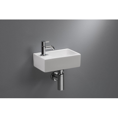 Royal Plaza Capella lave-mains 30,5x19x11 cm 1 trou de robinet à gauche blanc