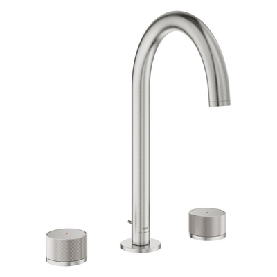 Grohe Atrio private collection wastafelkraan - L-size - 3gats - opbouw - supersteel