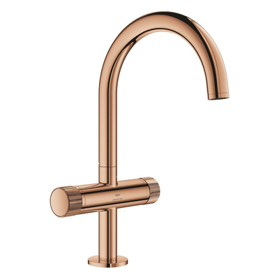 Grohe Atrio private collection L-size wastafelmengkraan m/grepen warm sunset
