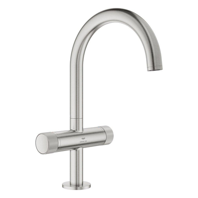 Grohe Atrio private collection L-size wastafelmengkraan m/grepen supersteel