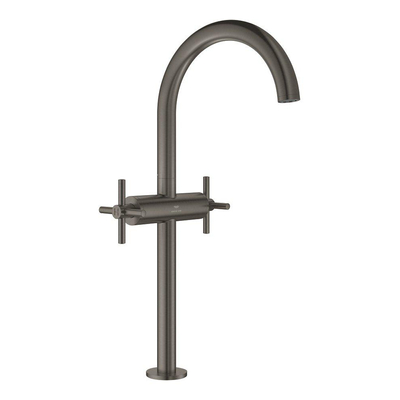 Grohe Atrio XL-size wastafelmengkraan push open graphite geb.