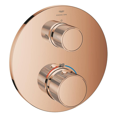 Grohe Atrio private collection Mitigeur douche thermostatique avec inverseur Warm sunset brillant (cuivre)