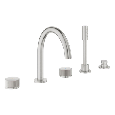 Grohe Atrio private collection 5-gats badrandmengkraan supersteel