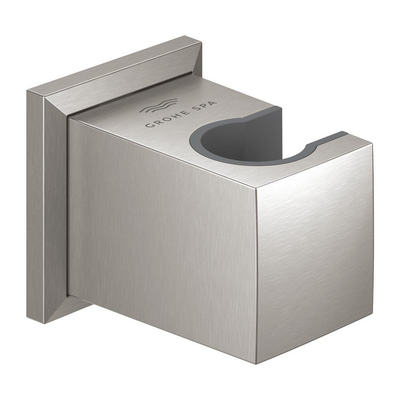GROHE Allure Brilliant Handdouchehouder - niet verstelbaar - vierkante rozet - supersteel