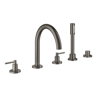 Grohe Atrio Mitigeur baignoire sur gorge - 5 trous - graphite