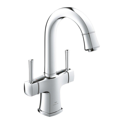 Grohe Grandera Mitigeur lavabo rehaussé 2 boutons avec bonde Chrome