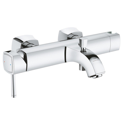 Grohe Grandera Mitigeur baignoire - avec support douchette - Chrome