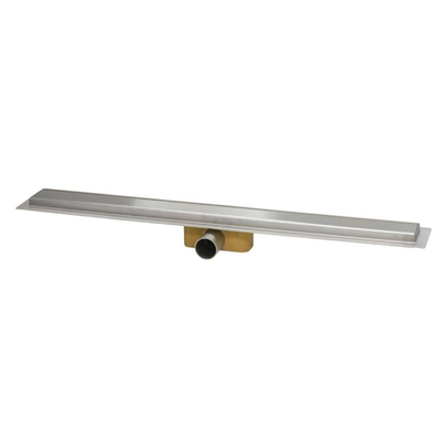 Van den berg Renovelle caniveau de douche de rénovation 80cm sortie latérale 40mm inox