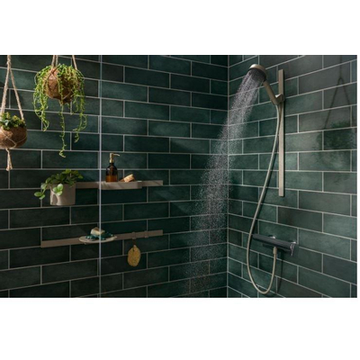 Hansgrohe Pulsify Planet Edition Staaf - handdouche 100 - 3jet - ecosmart+ - select Zand (gerecycled) Zand (gerecycled) - zand (bruin)