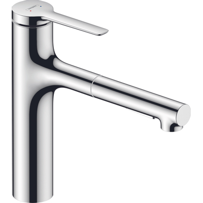 Hansgrohe Zesis m33 1 greeps keukenkraan - 160 metalen uittrekbare. vuistdouche - 2jet - chroom