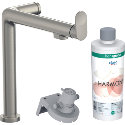 Hansgrohe Aqittura système de filtration 240 ensemble de démarrage finition acier inoxydable