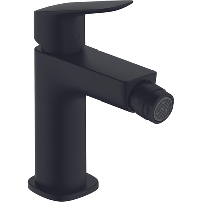 Hansgrohe Logis Bidetmengkraan - 110 fine - met trekwaste - mat zwart