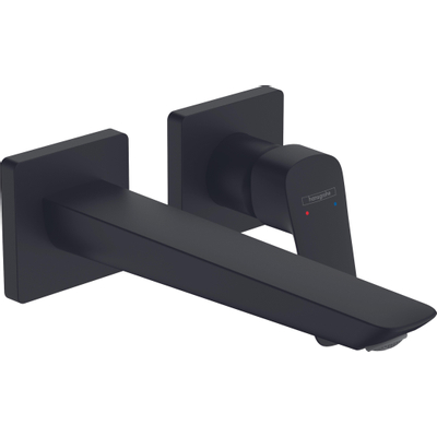 Hansgrohe Logis wastafelkraan - inbouw - voorsprong 20.6cm - eengreeps - mat zwart