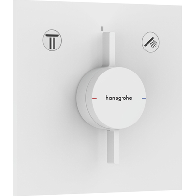 Hansgrohe Duoturn E mitigeur encastré pour 2 fonctions mat blanc