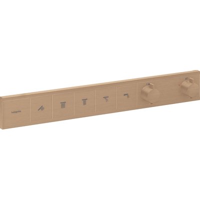 Hansgrohe Rainselect Mitigeur thermostatique encastré 5 fonctions bronze brossé
