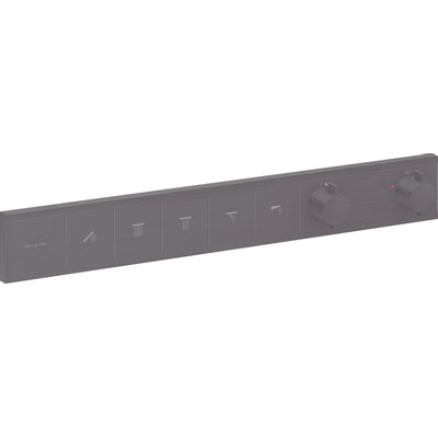Hansgrohe Rainselect Thermostaat - inbouw - voor 5 functies - brushed zwart chroom