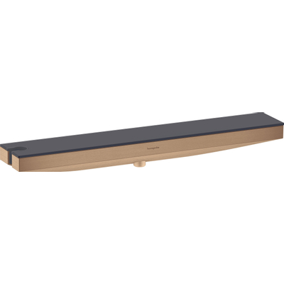 Hansgrohe RainFinity Muuraansluiting Porter - 500 met douchehouder - planchet L - geborsteld brons