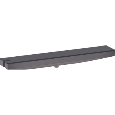 Hansgrohe RainFinity Muuraansluiting Porter - 500 met douchehouder - planchet L - geborsteld zwart