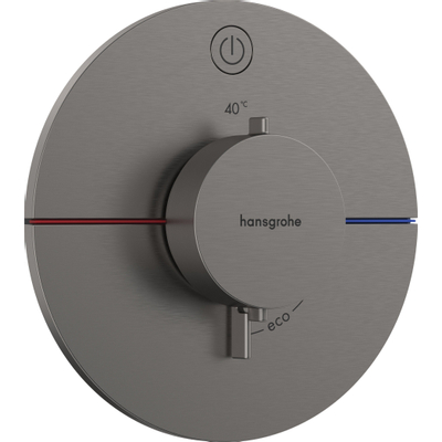 Hansgrohe Showerselect Comfort S thermostaat inbouw voor 1 functie black chrome