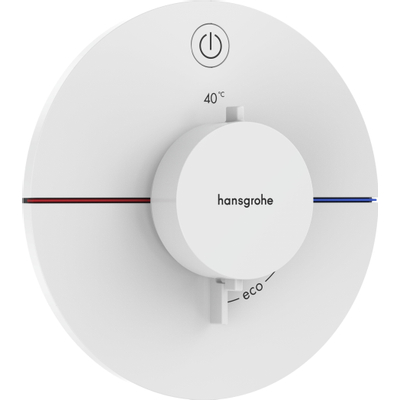 Hansgrohe Showerselect Comfort S thermostatique encastrable pour 1 fonction mat blanc