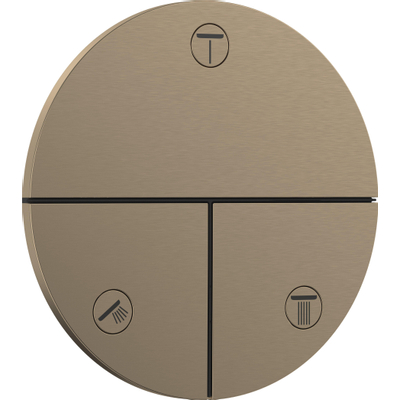 Hansgrohe ShowerSelect Comfort S Mitigeur de douche encastré pour 3 fonctions bronze brossé
