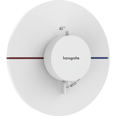 Hansgrohe Showerselect Comfort S Thermostat encastré mat blanc
