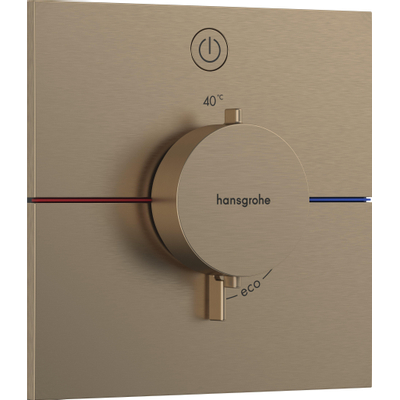 Hansgrohe Showerselect Comfort E Thermostat encastrable pour 1 fonction bronze brossé