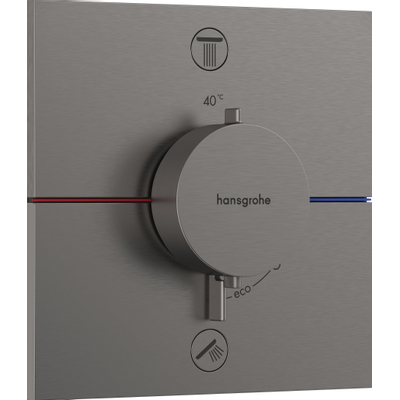 Hansgrohe ShowerSelect Comfort E Mitigeur encastré - 2 fonctions - Black Chrome brossé