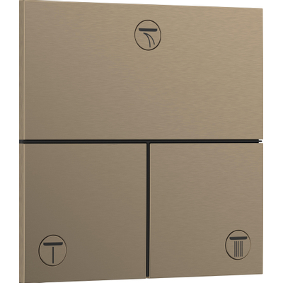 Hansgrohe ShowerSelect Comfort E Mitigeur de douche - encastré - 3 fonctions - Bronze brossé