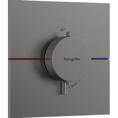 Hansgrohe Showerselect Thermostat encastré chrome noir brossé