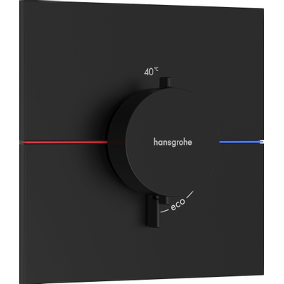 Hansgrohe ShowerSelect Comfort E Mitigeur thermostatique - encastré - noir mat
