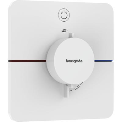 Hansgrohe Showerselect Comfort Q thermostatique encastrable pour 1 fonction mat blanc