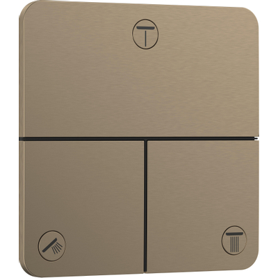 Hansgrohe ShowerSelect Comfort Q Mitigeur de douche encastré pour 3 fonctions bronze brossé