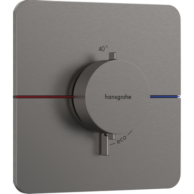 Hansgrohe Showerselect Mitigeur thermostatique encastré chrome noir brossé