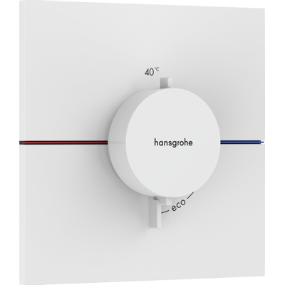 Hansgrohe Showerselect Comfort E Thermostat encastré mat blanc