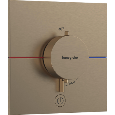Hansgrohe ShowerSelect Comfort E Thermostaat - inbouw - 1 functie - extra uitgang - geborsteld brons