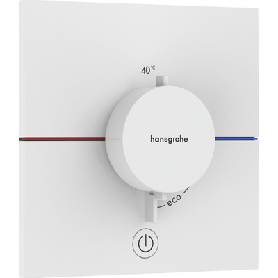 Hansgrohe Showerselect Comfort E thermostatique encastrable 1 fonction highflow mat blanc