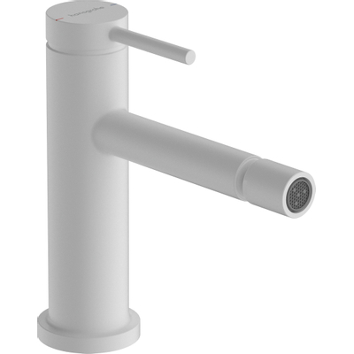 Hansgrohe Tecturis Bidetkraan - eengreeps - met trekwaste - mat wit
