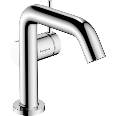 Hansgrohe Tecturis s Eengreeps wastafelkraan - 110 Fine - coolstart - met PopUp - trekwaste - hoogglans chroom