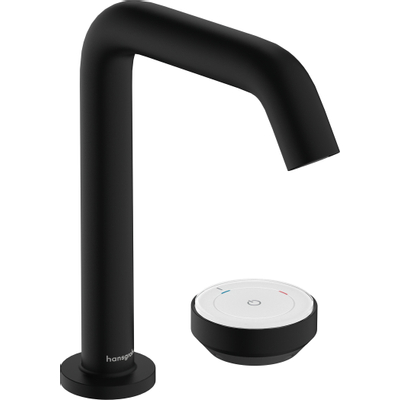 Hansgrohe Tecturis s 2-gats wastafelkraan - 150 - coolstart - met waste - mat zwart