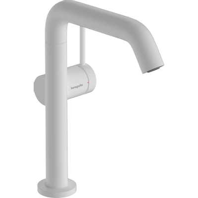 Hansgrohe Tecturis s 1 greeps wastafelkraan - 210 Fine - coolstart - draaibare uitloop en PushOpen - mat wit