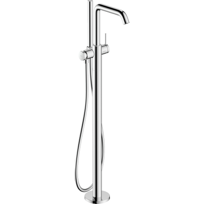 Hansgrohe Tecturis s Eengreeps badmengkraan vloermontage - vrijstaand - hoogglans chroom