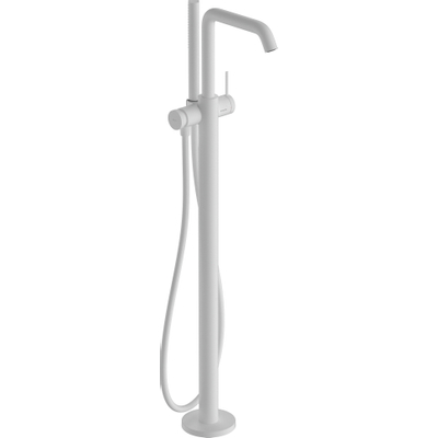Hansgrohe Tecturis Robinet de baignoire sur pied mat blanc
