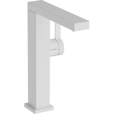 Hansgrohe Tecturis E 1 greeps wastafelkraan - 210 Fine - coolstart - draaibare uitloop en PushOpen - mat wit