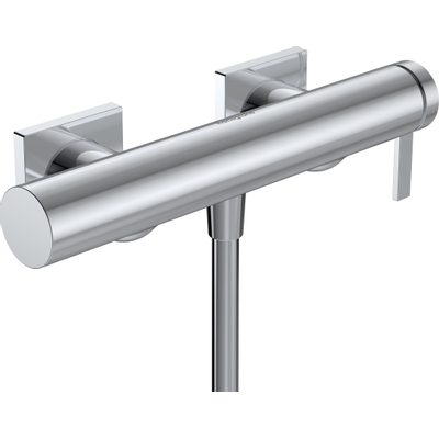 Hansgrohe Tecturis E Eengreeps - opbouw douchemengkraan - hoogglans chroom