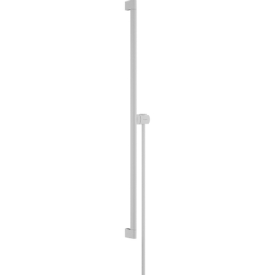 HansGrohe Unica Barre de douche Unica S Puro 90 cm avec support de douchette et flexible de douche Isiflex 160 cm